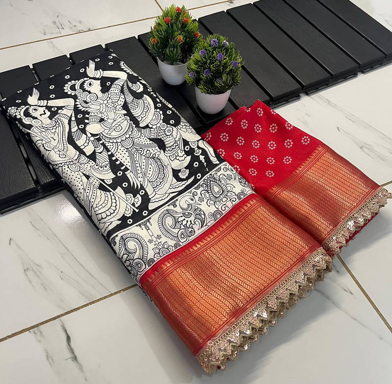 Wow Hit Antic jacquard Border Designer Dola Silk Saree Wholesale Online
